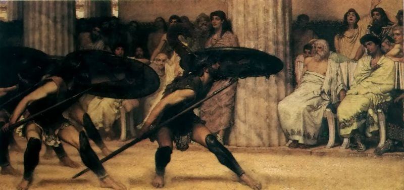Sir Lawrence Alma-Tadema A Pyrrhic Dance